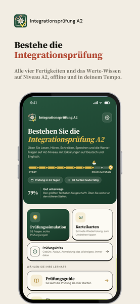 Integrationsprüfung A2 app screenshot 1 of 8