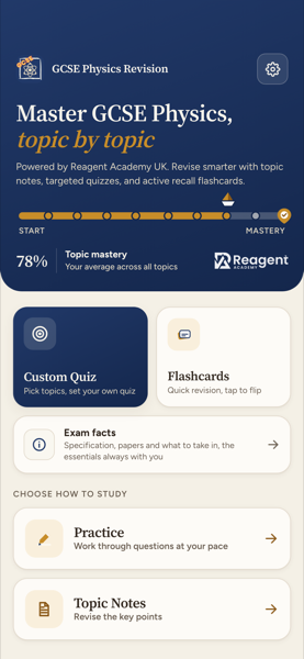 AQA GCSE Physics Revision (Higher) app screenshot 1 of 7