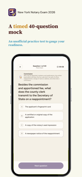 Notary Exam Prep: New York 2026 app screenshot 3 of 7