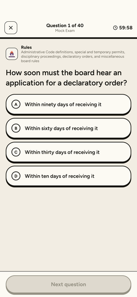 Louisiana Cosmetology Law Exam Prep 2026 app screenshot 3 of 8