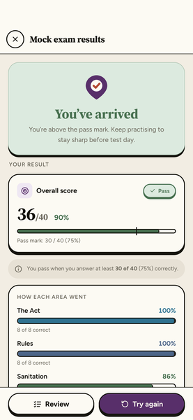 Louisiana Cosmetology Law Exam Prep 2026 app screenshot 4 of 8