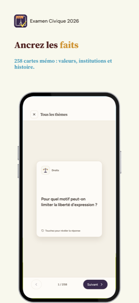 Examen Civique RML app screenshot 5 of 7