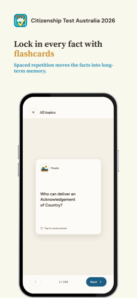 Citizenship Test: Australia 2026 app screenshot 5 of 7
