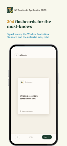 Pesticide Applicator Core Exam: New York 2026 app screenshot 5 of 7