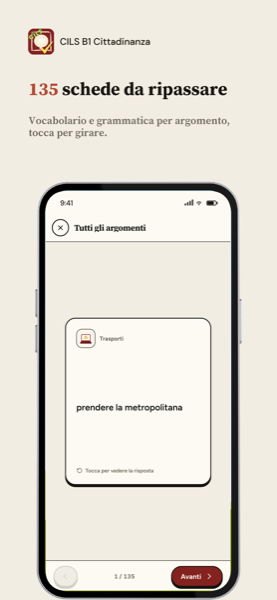 CILS B1 Cittadinanza app screenshot 6 of 8