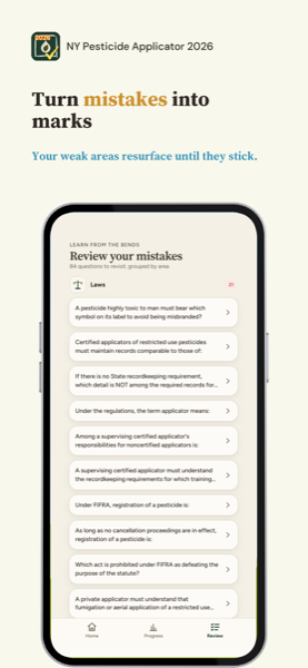 Pesticide Applicator Core Exam: New York 2026 app screenshot 6 of 7