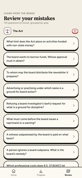 Louisiana Cosmetology Law Exam Prep 2026 app screenshot 6 of 8