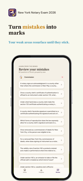 Notary Exam Prep: New York 2026 app screenshot 6 of 7