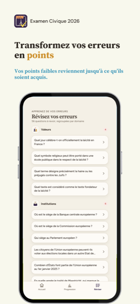 Examen Civique RML app screenshot 6 of 7