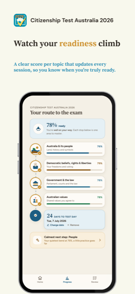 Citizenship Test: Australia 2026 app screenshot 7 of 7