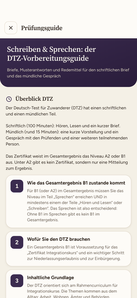 DTZ Deutsch-Test A2 B1 app screenshot 7 of 8