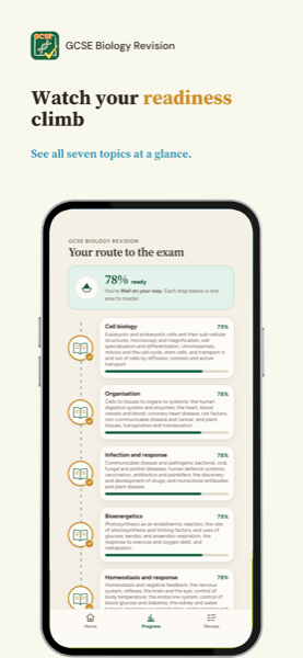 AQA GCSE Biology Revision (Higher) app screenshot 7 of 7