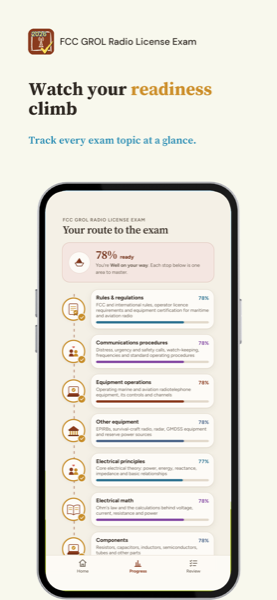 FCC GROL Radio License Exam 2026 app screenshot 7 of 7