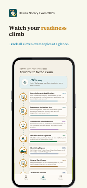 Notary Exam Prep: Hawaii 2026 app screenshot 7 of 7