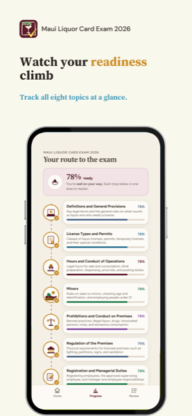 Maui Liquor Card Exam 2026 app screenshot 7 of 7