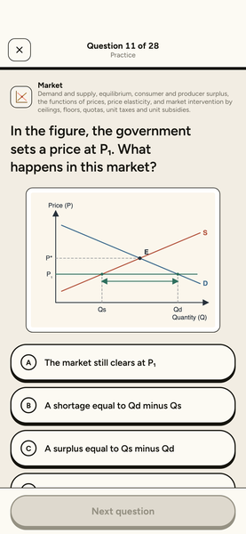 HKDSE Economics Revision app screenshot 8 of 8
